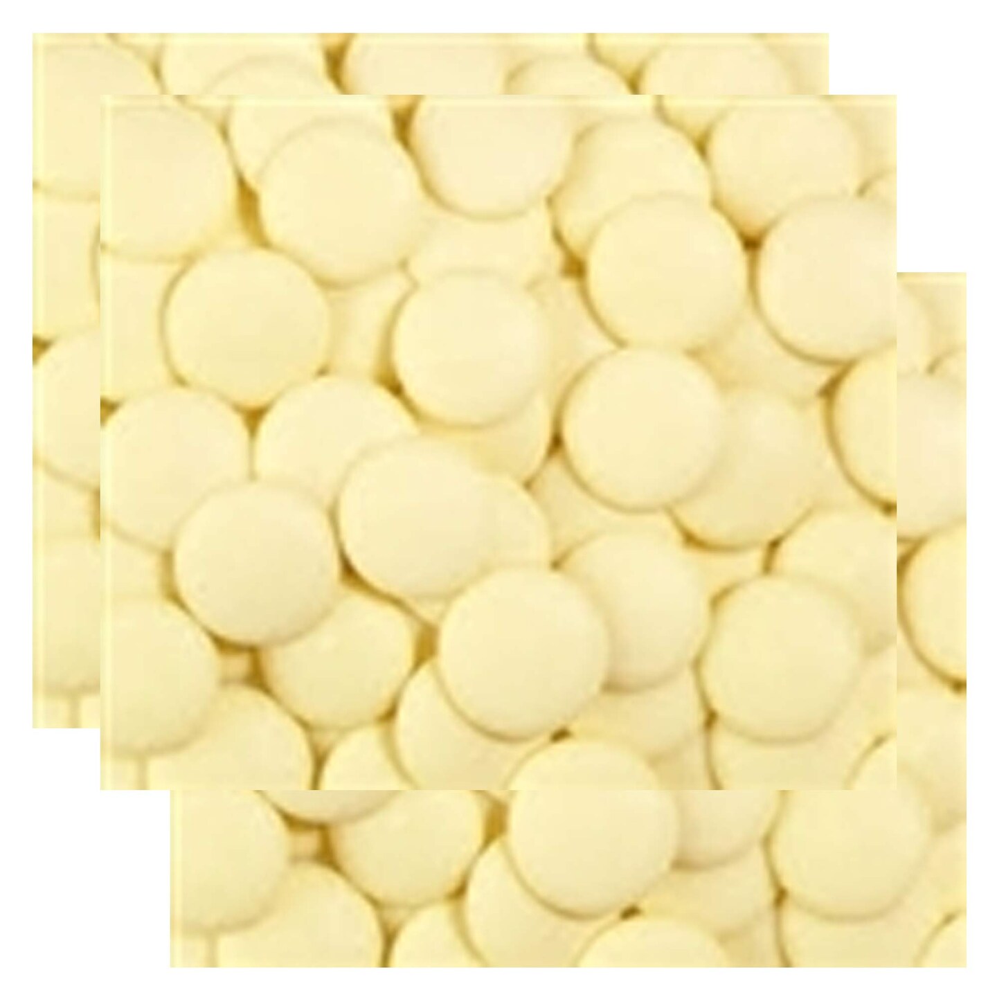 Guittard White Vanilla Flavored A&#x27;peels Melts 1 Pound