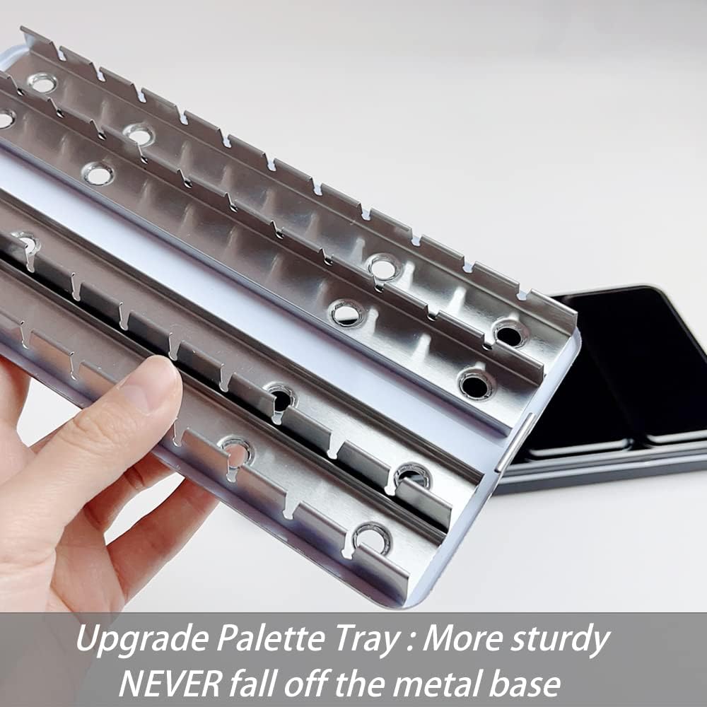 Watercolor Tins Palette Paint Case Large Watercolor Palette Box Metal Tin - Will Hold 48 Half Pans or 28 Full Pans