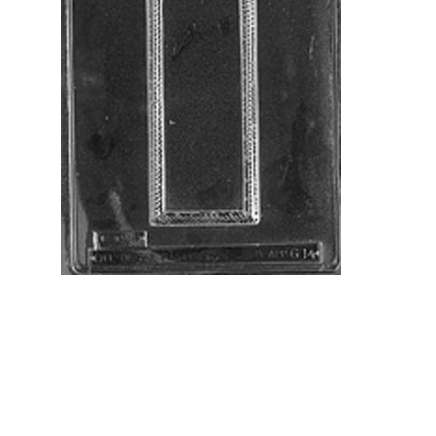 Plain Greeting Card Chocolate Mold for Custom Messages