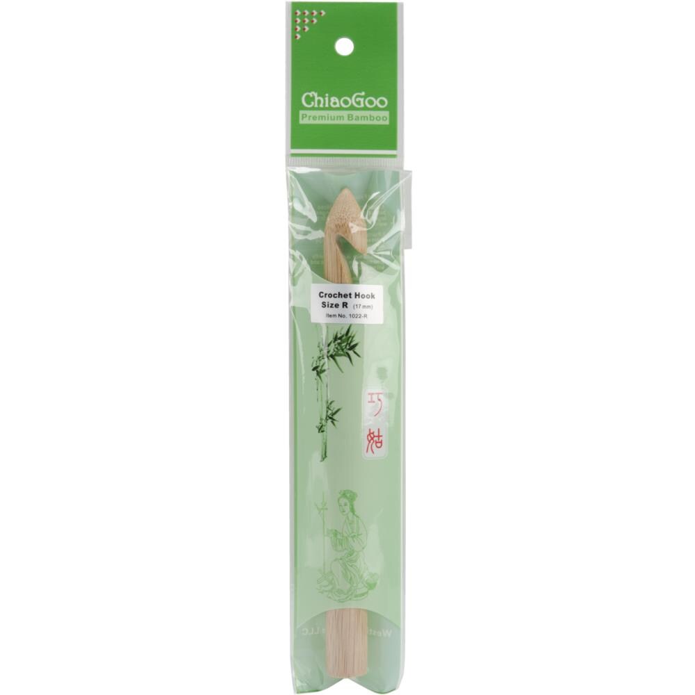 ChiaoGoo Bamboo Crochet Hook - Sizes US E to U