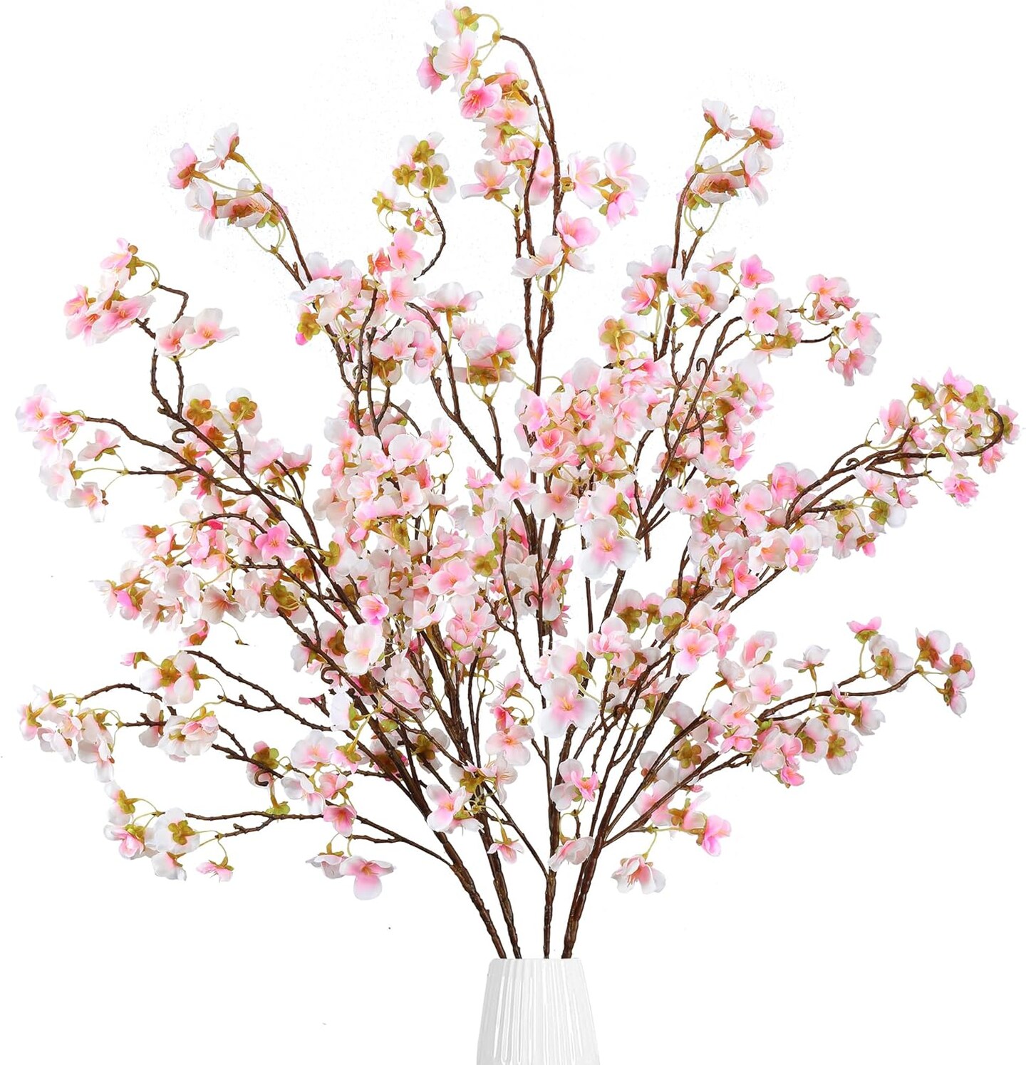 4 Artificial Cherry Blossom Flowers