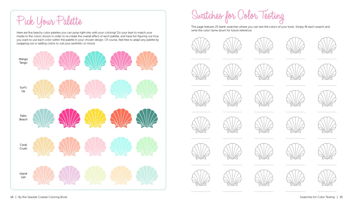 By the Seaside Coastal Coloring Book: 60 Patterns to Transport You to Your Happy Place
