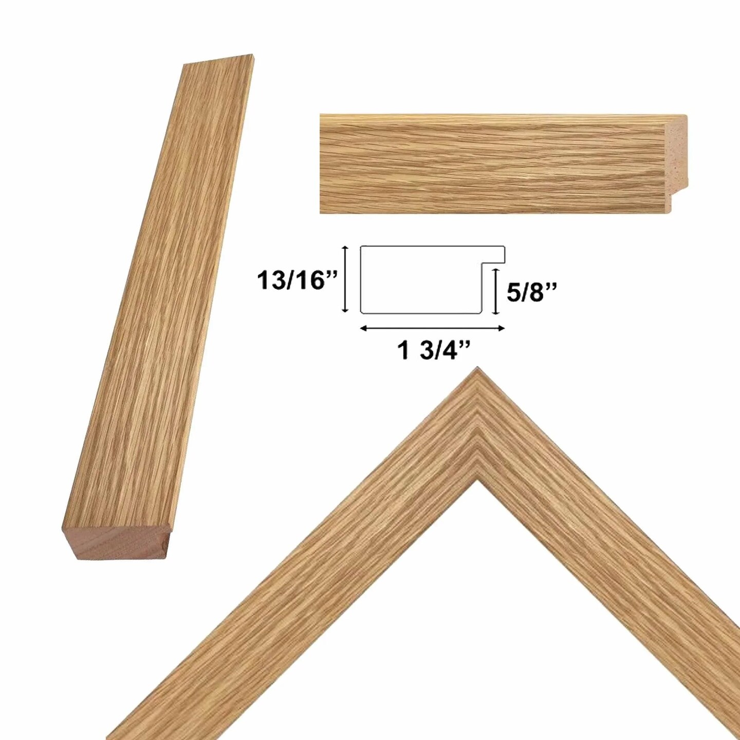 Oak Natural Wood Picture Frame 16x20 frame