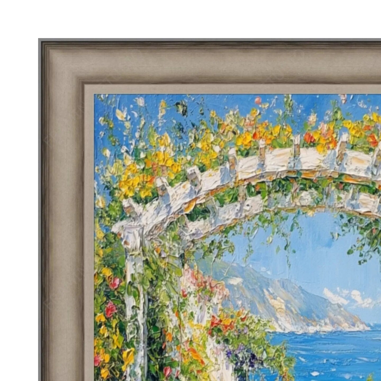 Industrial Silver Metal Slope Picture Frame 9x12 frame