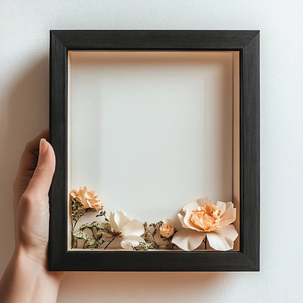30x30 Shadow Box Frame | Deep Black Picture Frame 30 x 30 Display Case