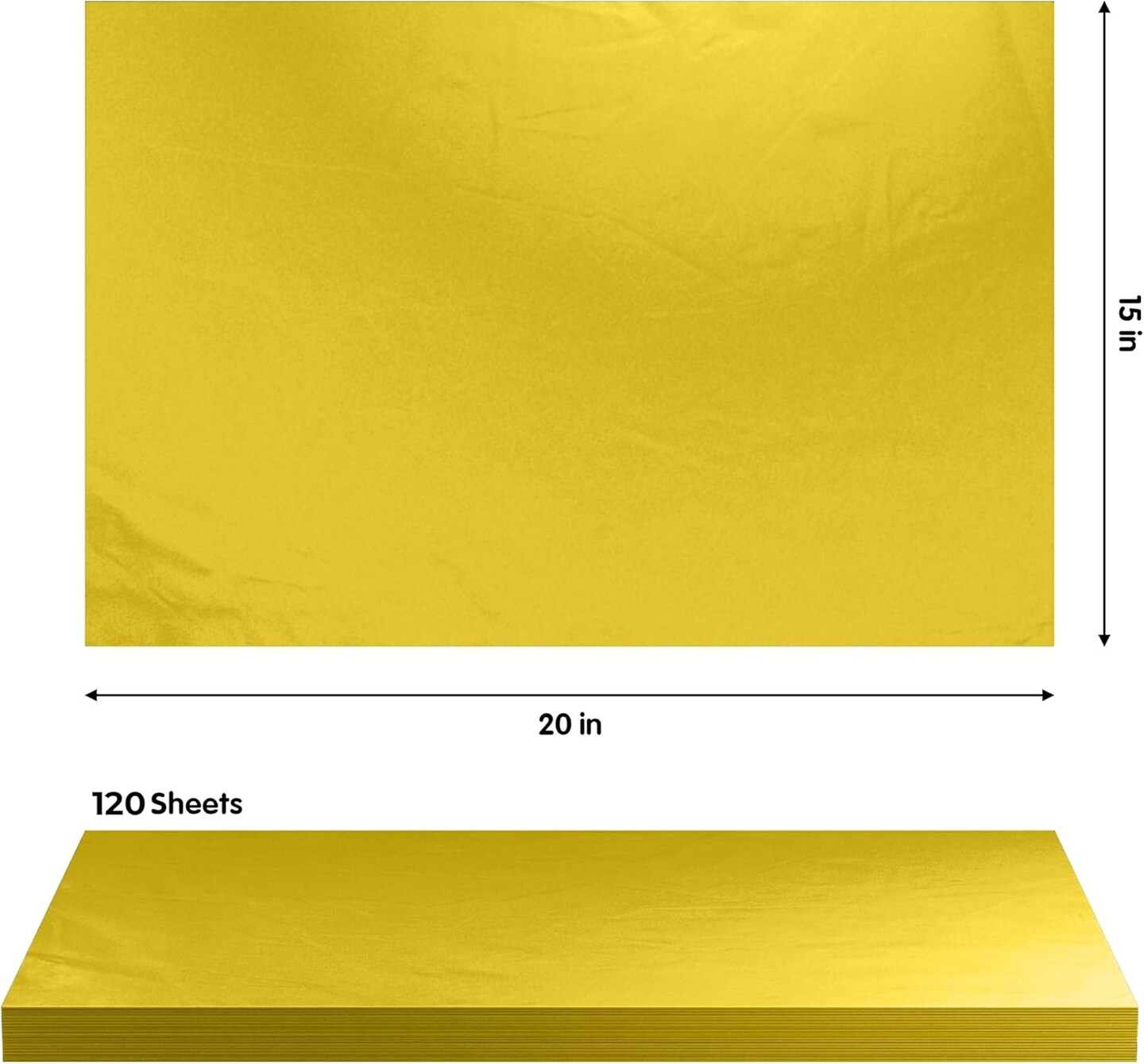 120 Sheets of Tissue Paper - 15" x 20" Packing Paper Sheets for Moving - 10lb Wrapping Paper - Newsprint Paper for Packing, Gift Wrapping, Moving Supplies & Protecting Items