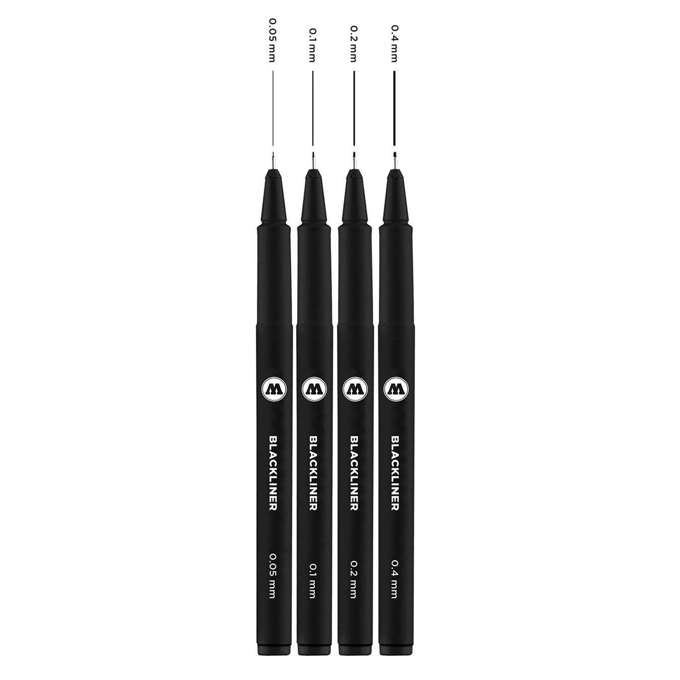 Blackliner 4pc Set (.05, .1, .2, .4)