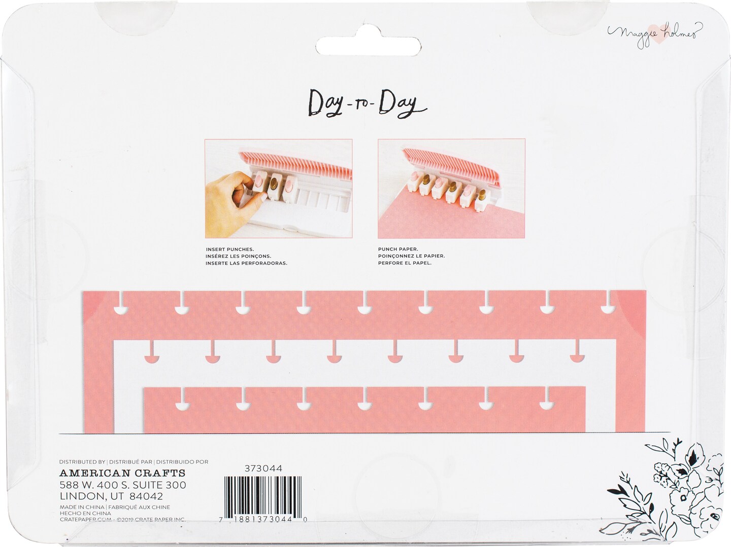 Maggie Holmes Day-To-Day Planner Adjustable Punch Board