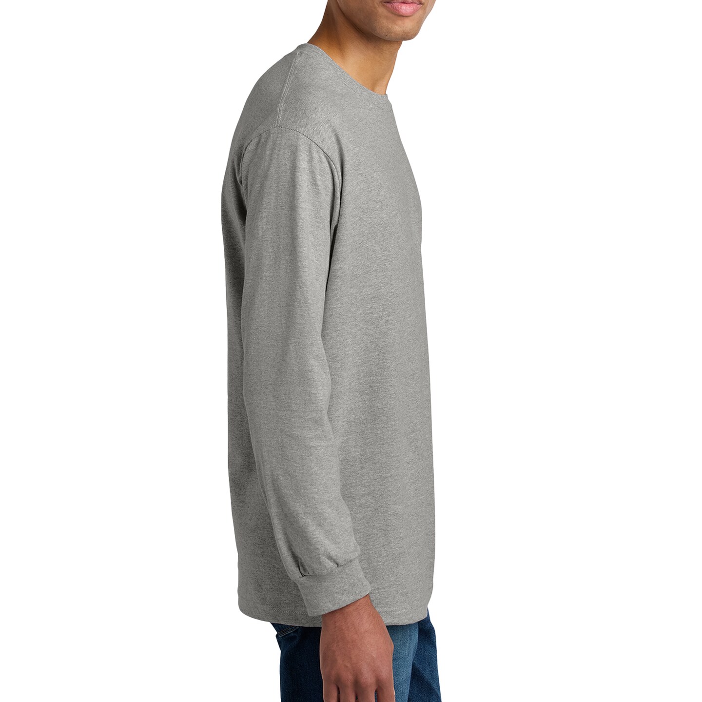 American Apparel Long Sleeve Men's T-Shirt, Heavyweight Cotton Arts and Crafts Crewneck MixColor Tee