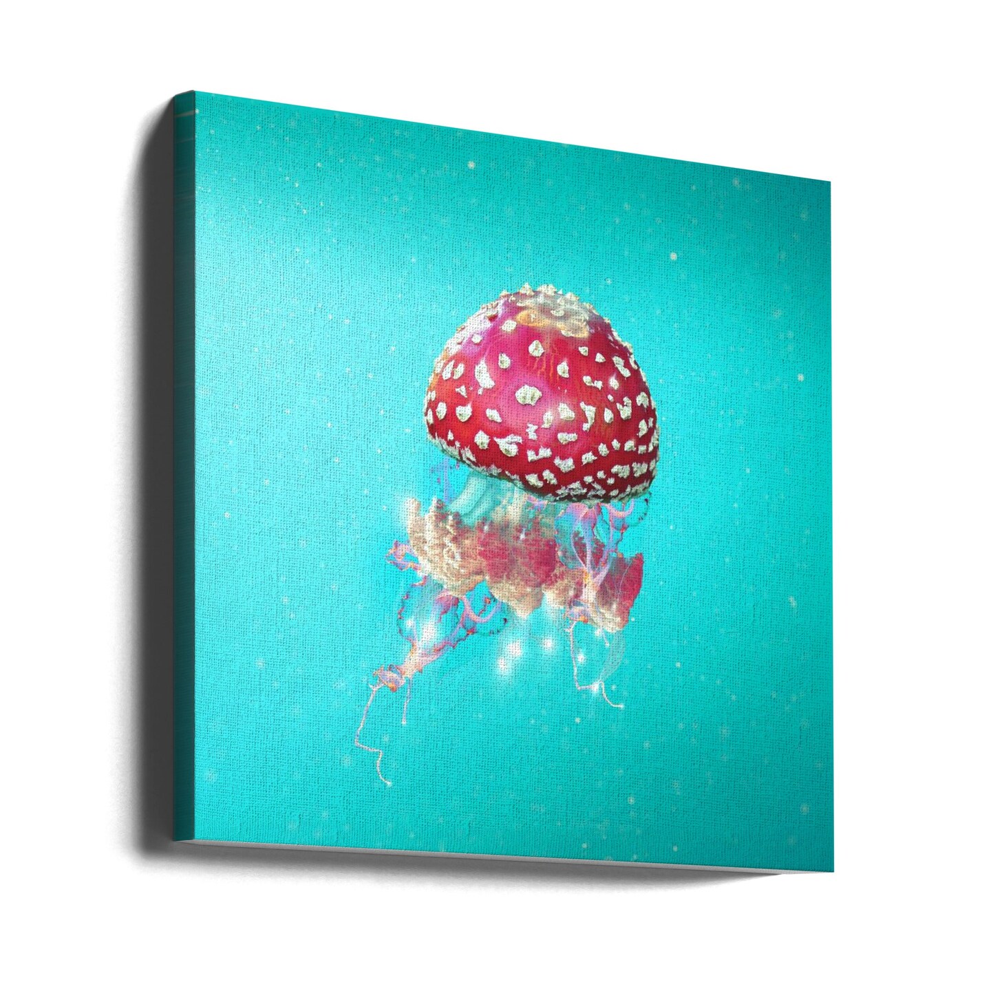 Hallucination Square Canvas Art | Modern Home Wall Decor 24x24 Canvas - Corporate Office Art