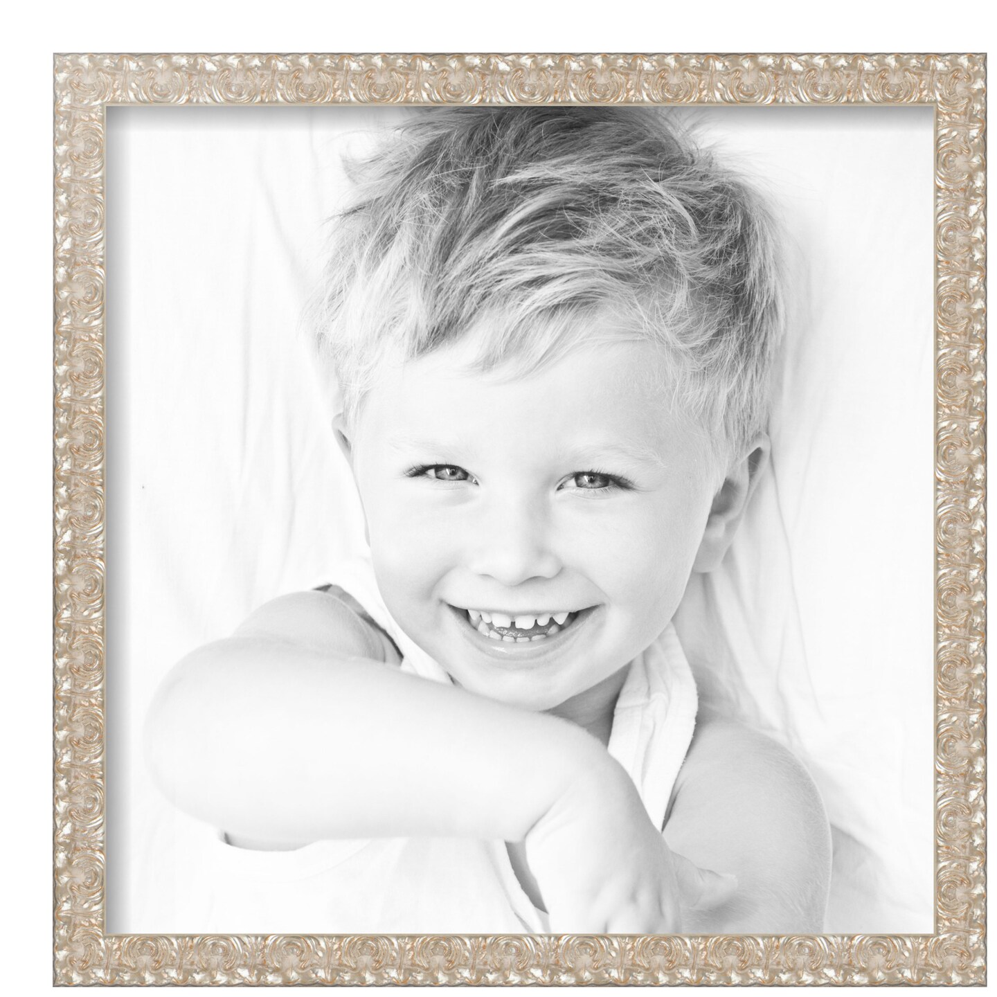 ArtToFrames 16x16 Inch Picture Frame, This 1.00 Inch Custom Wood Poster Frame is Available in Multiple Colors, Great for Your Art or Photos - Comes with Regular Glass and Corrugated Backing (A72LS)