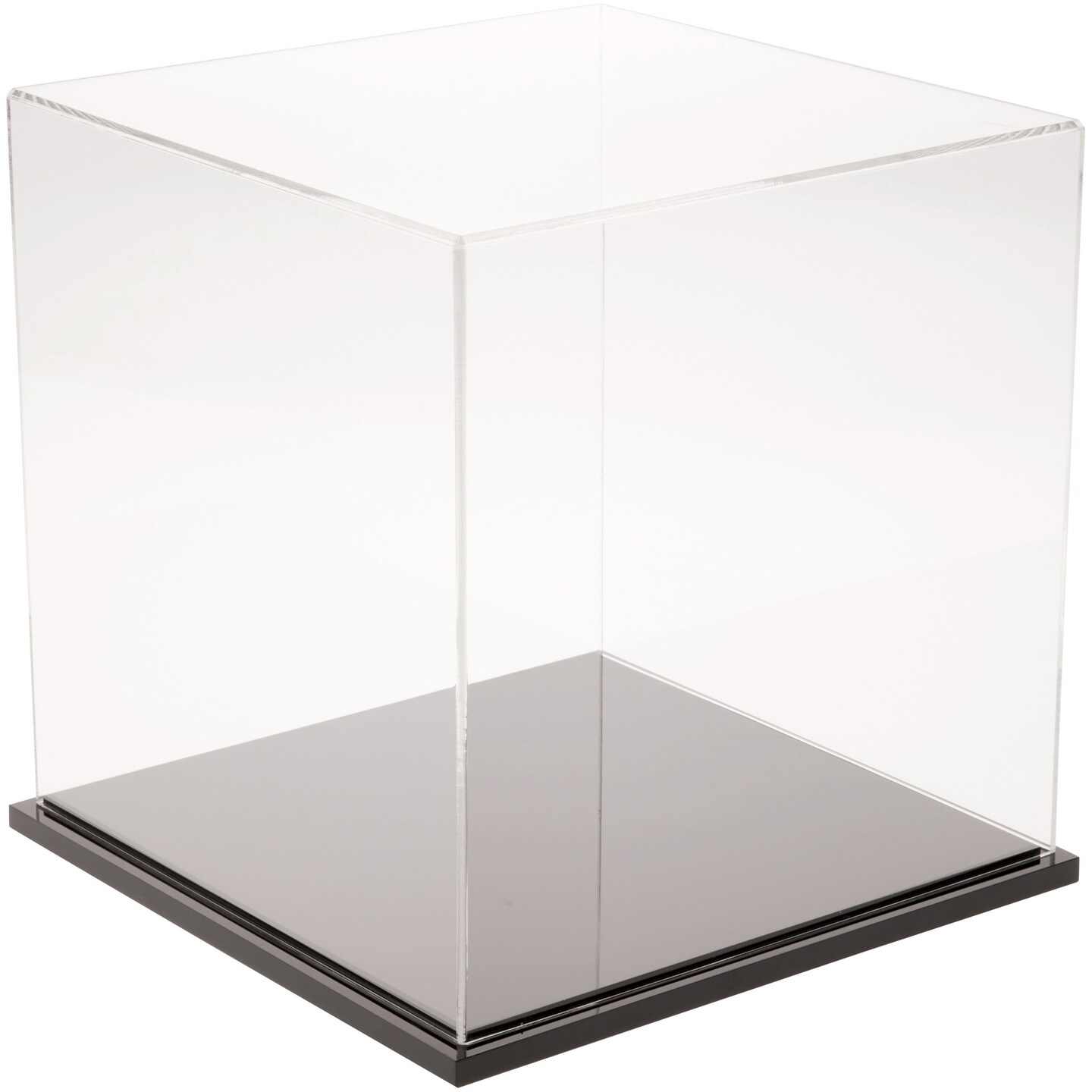 Plymor Clear Acrylic Display Case, 9&#x22; x 9&#x22; x 9&#x22;