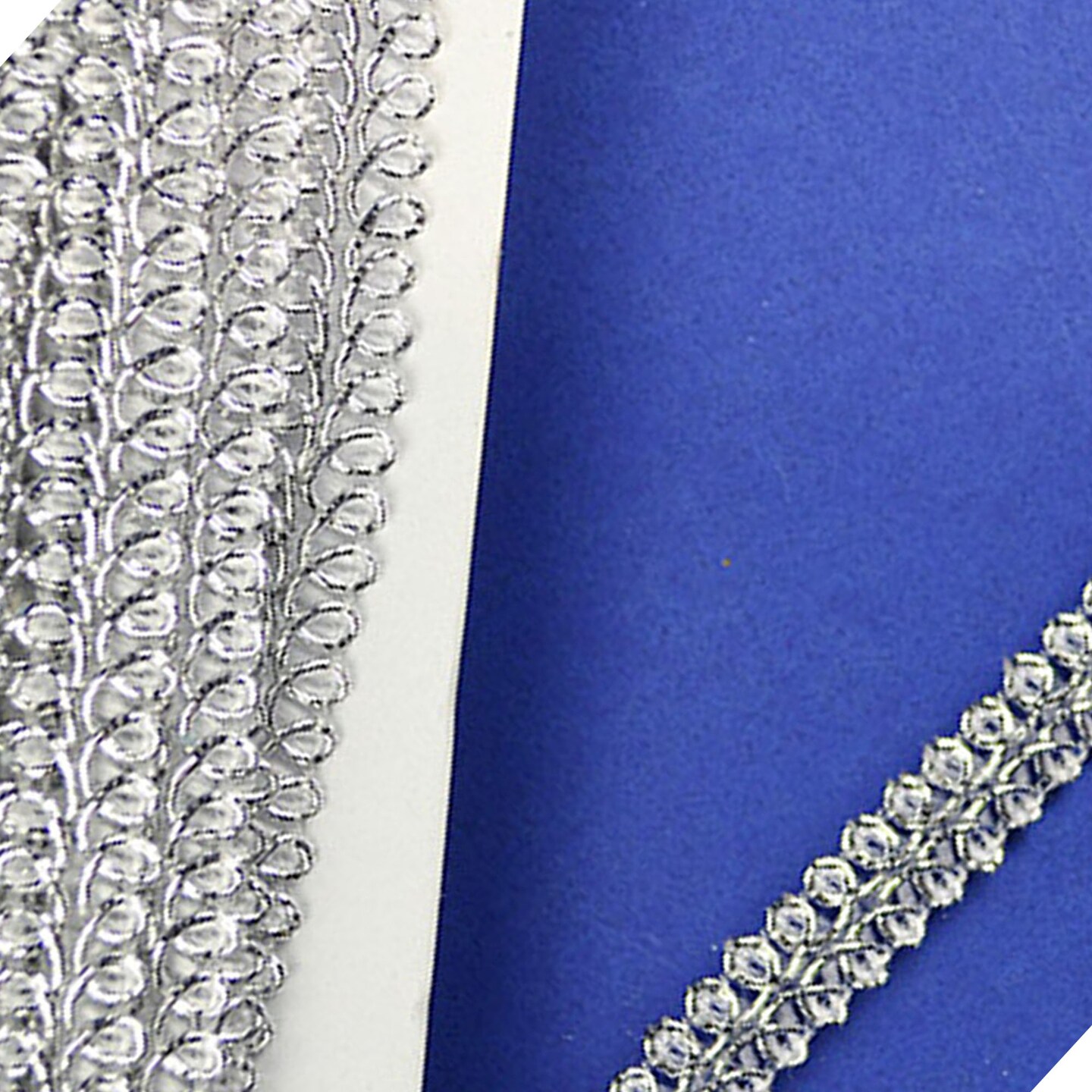 1/2&#x22; x 15 Yards Silver Gimp Braid 5 Packs Gimp Braid Trim