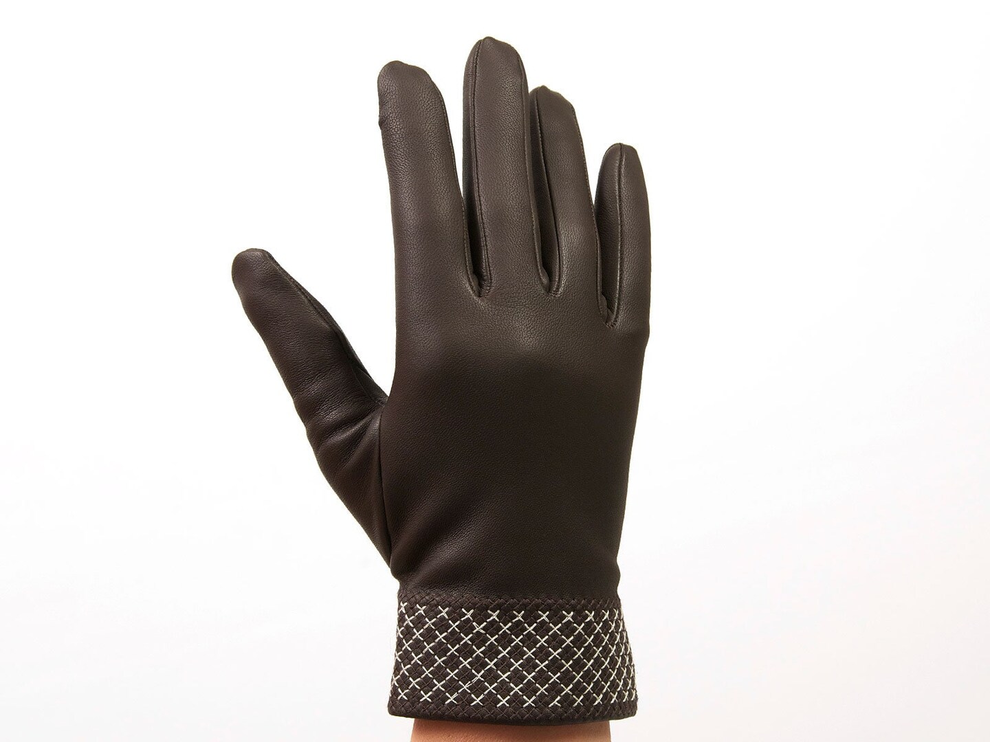 Handmade black lambskin leather gloves. Winter gloves. Really soft warm and elegant. Gift outlets for her. Gift for women.