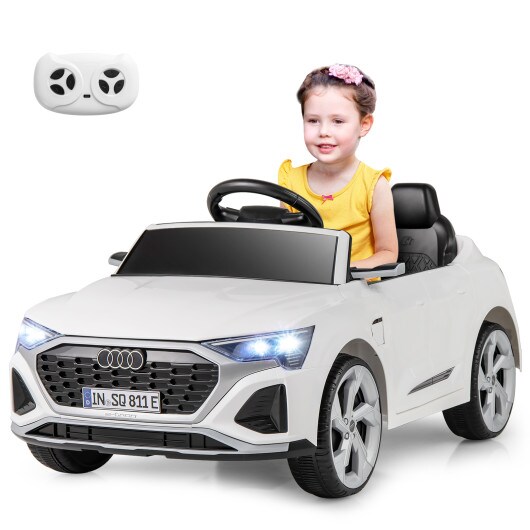 Licensed Audi SQ8 12V Kids Ride-On Car with Remote Control and 3 Speed Modes