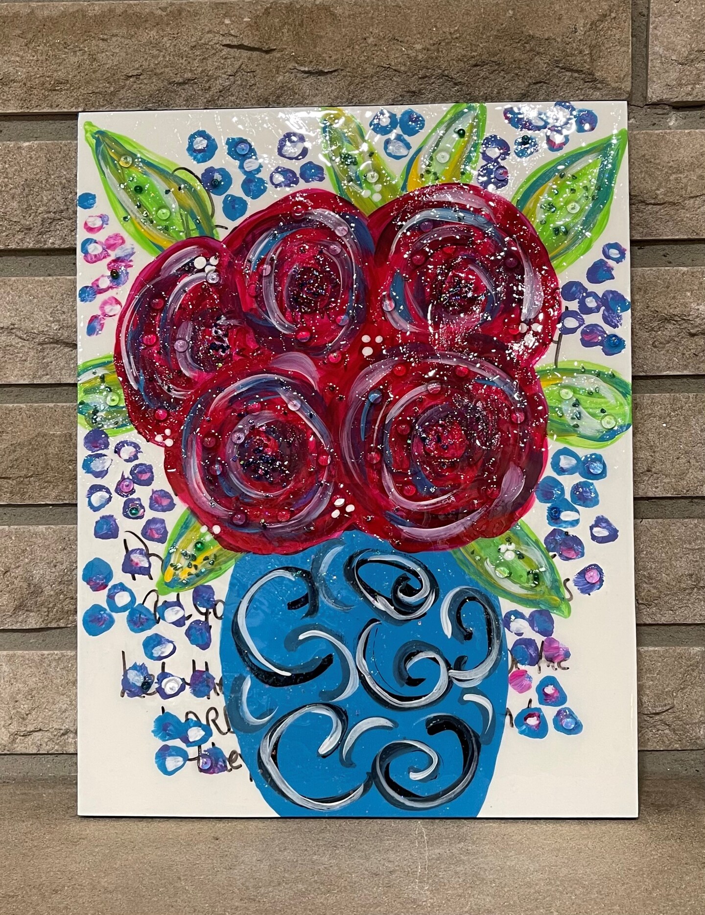 Joyful Floral Painting