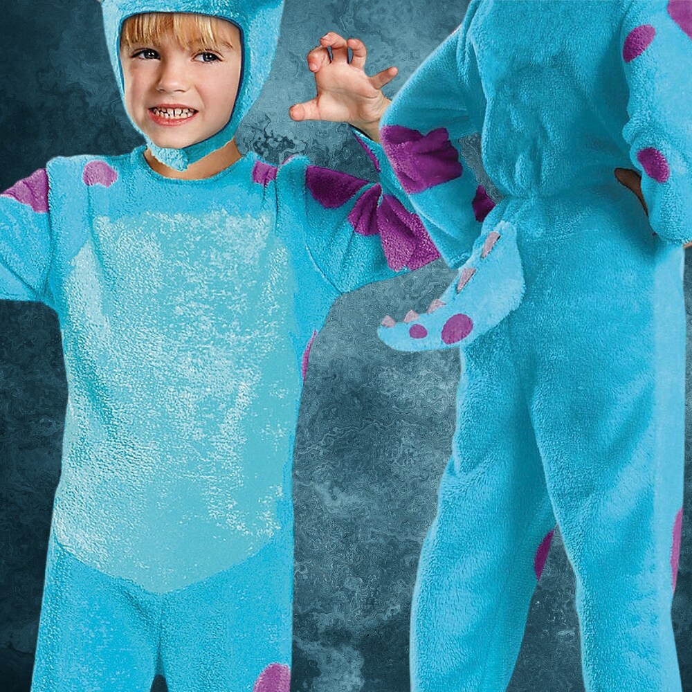Toddler Boys Sulley Costume from Monsters University with Tail and Headpiece