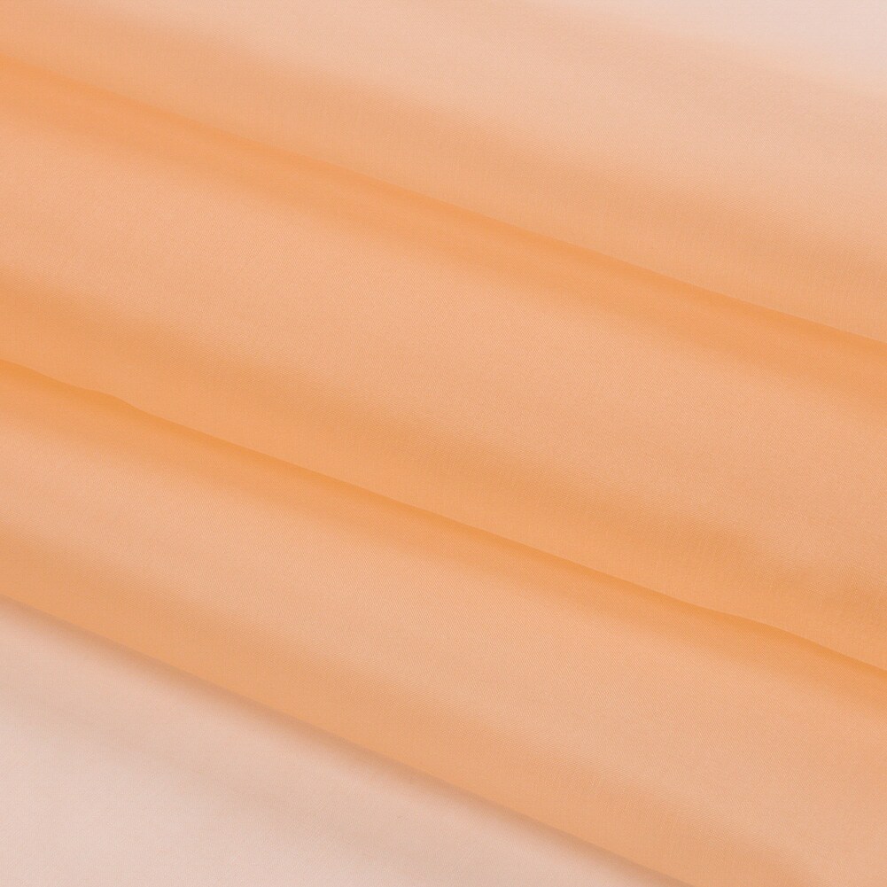 1 Yard Peach Silk Organza for Evening Ensemble Special Occasion Dress 44 Inch Width