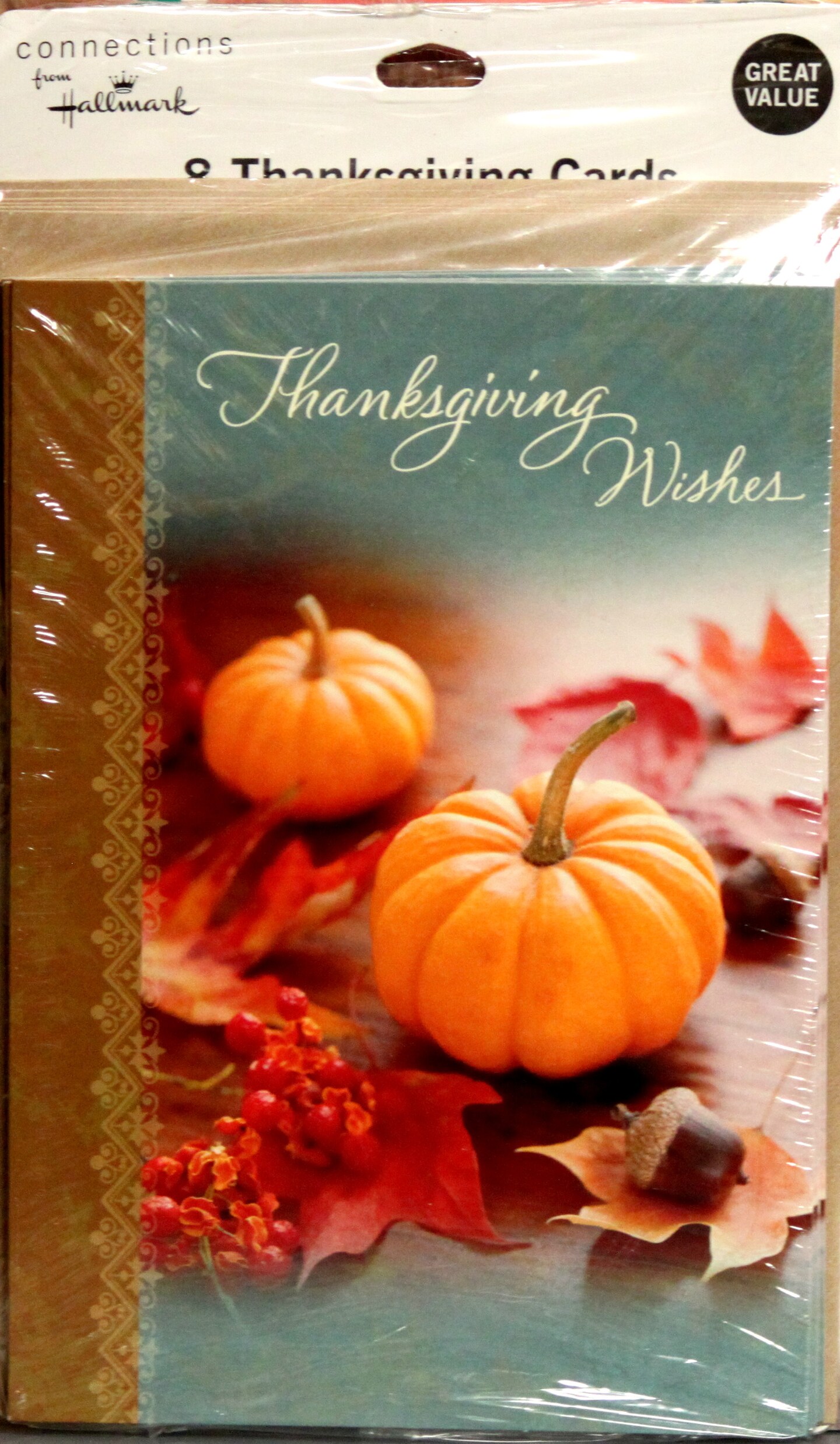 Hallmark 8 Thanksgiving Cards