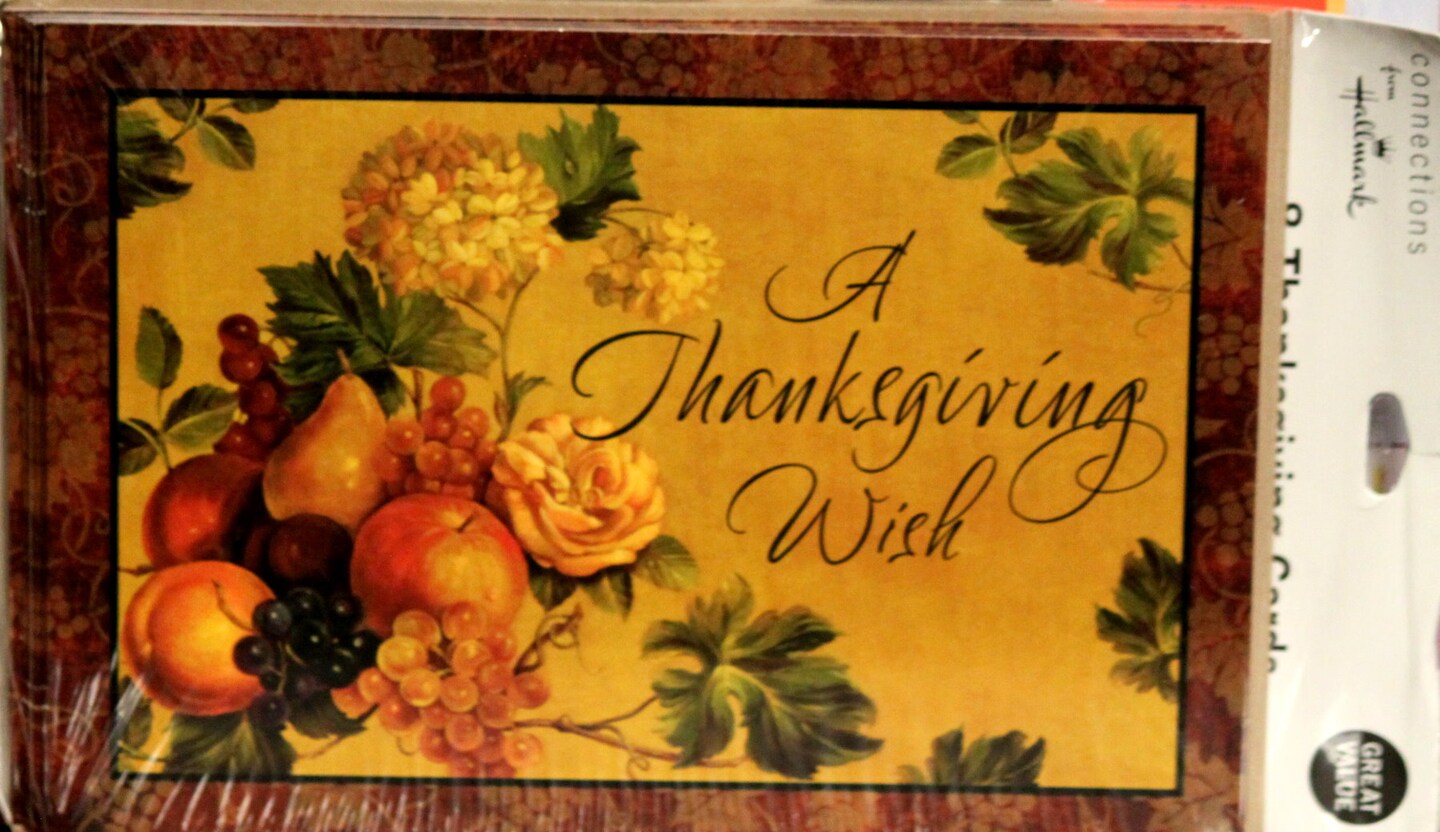 Hallmark 8 Thanksgiving Cards