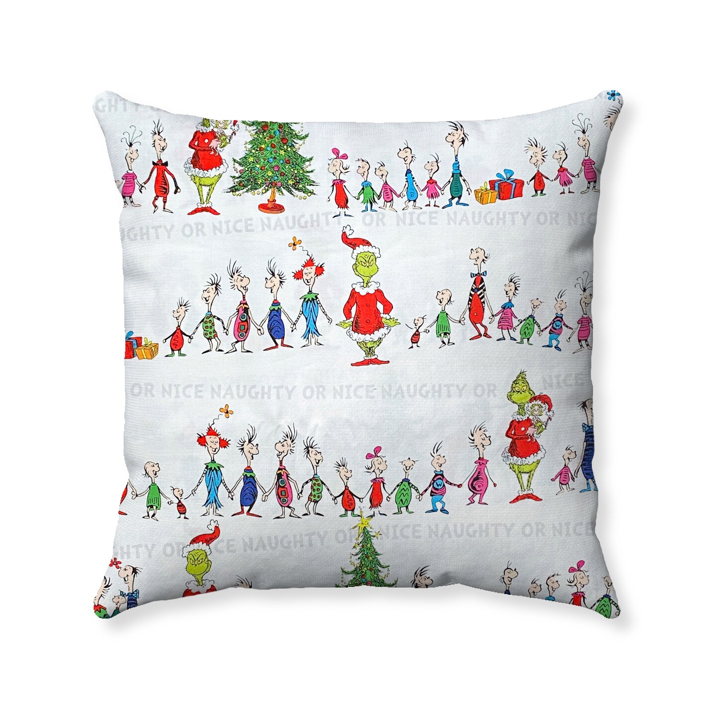 How the grinch stole orders christmas throw pillow set