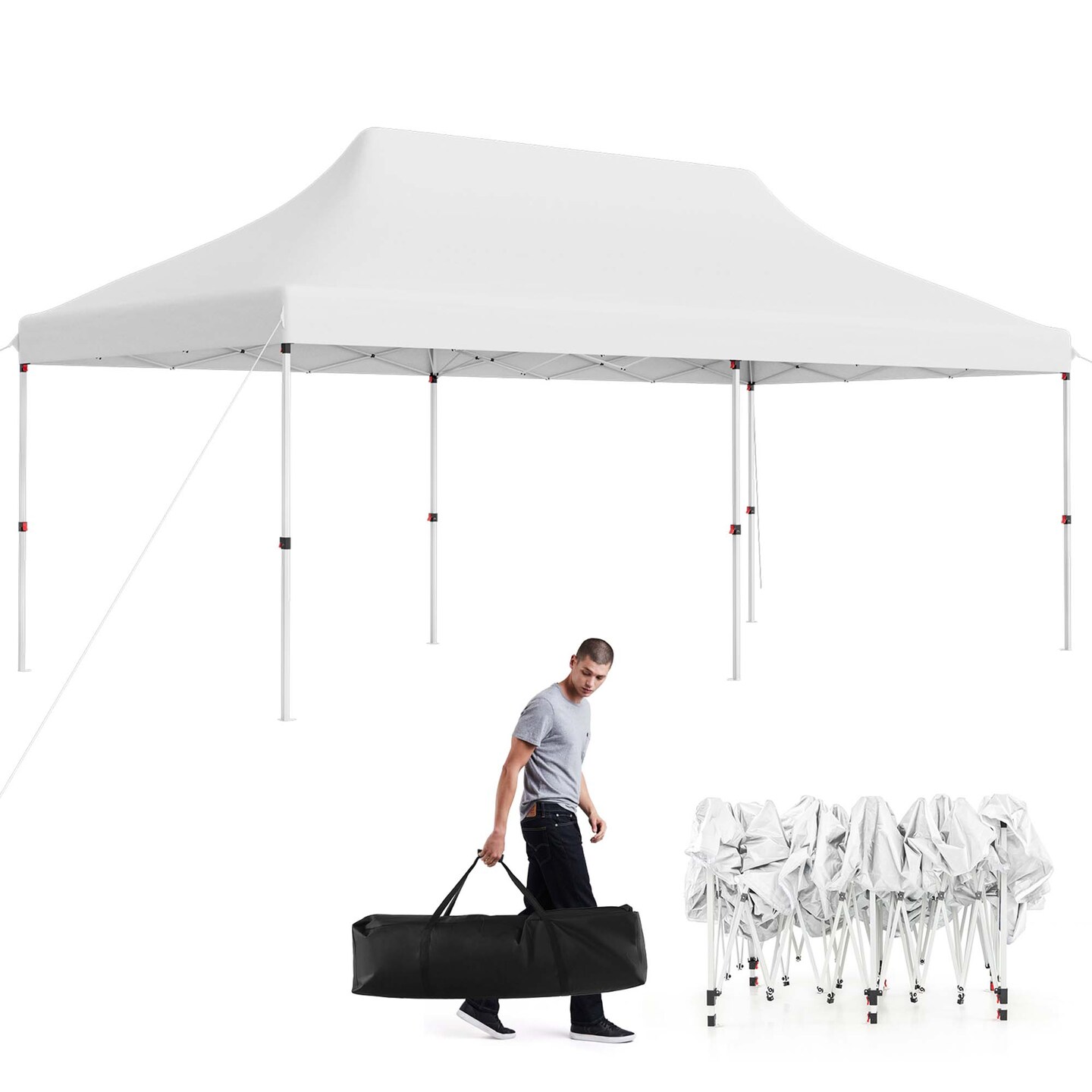 Costway 10'×10' Canopy Gazebo good