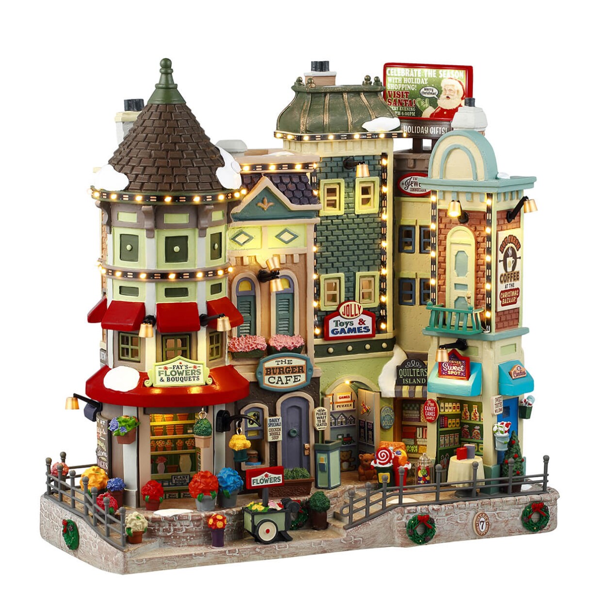 Lemax Facade Jingle Bell Bazaar
