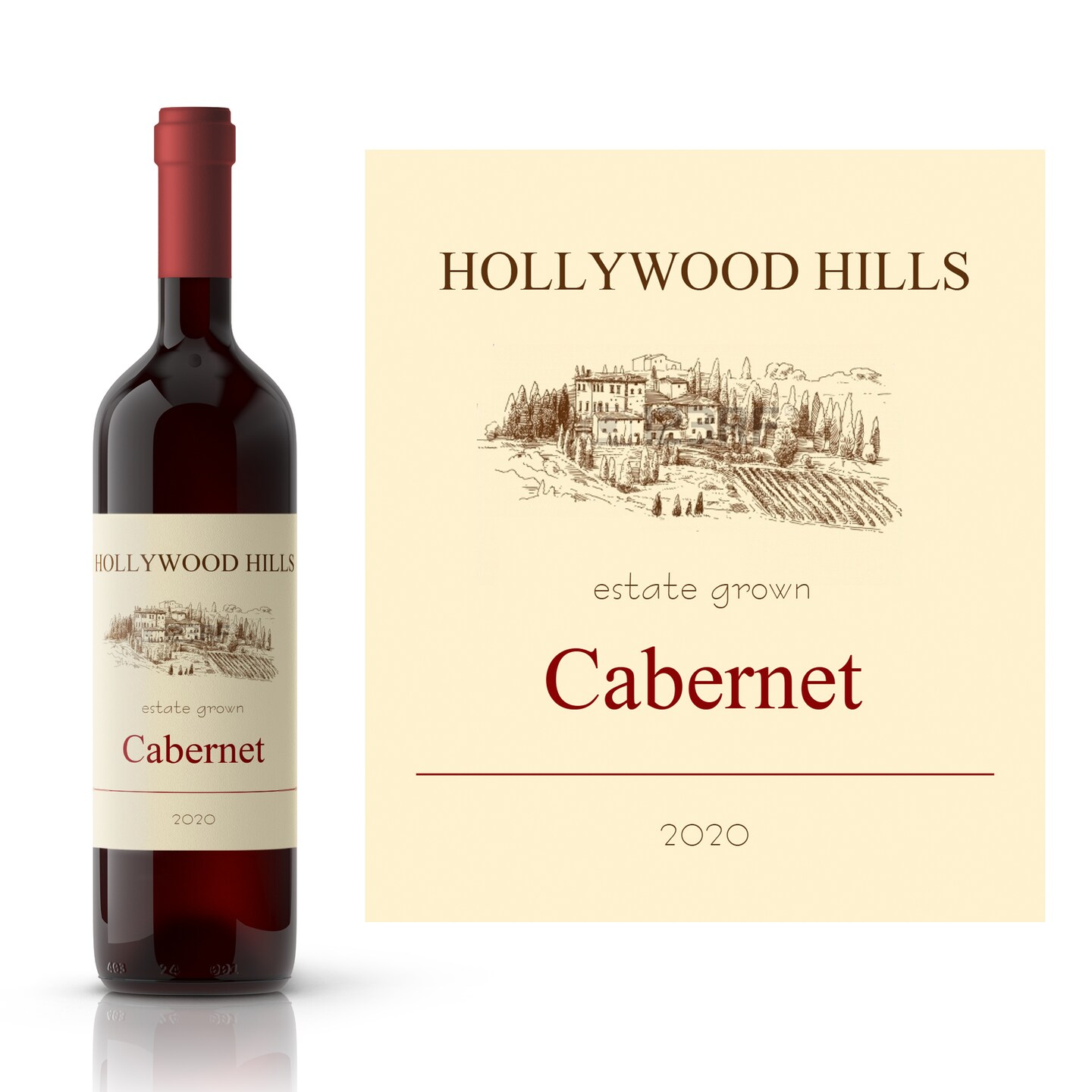 Cabernet Personalized Wine Label | Wine Making Supplies | Custom Wine Label | Home Made Wine | Family Wine Label | Private Cellar Wine Label 376933979081801728