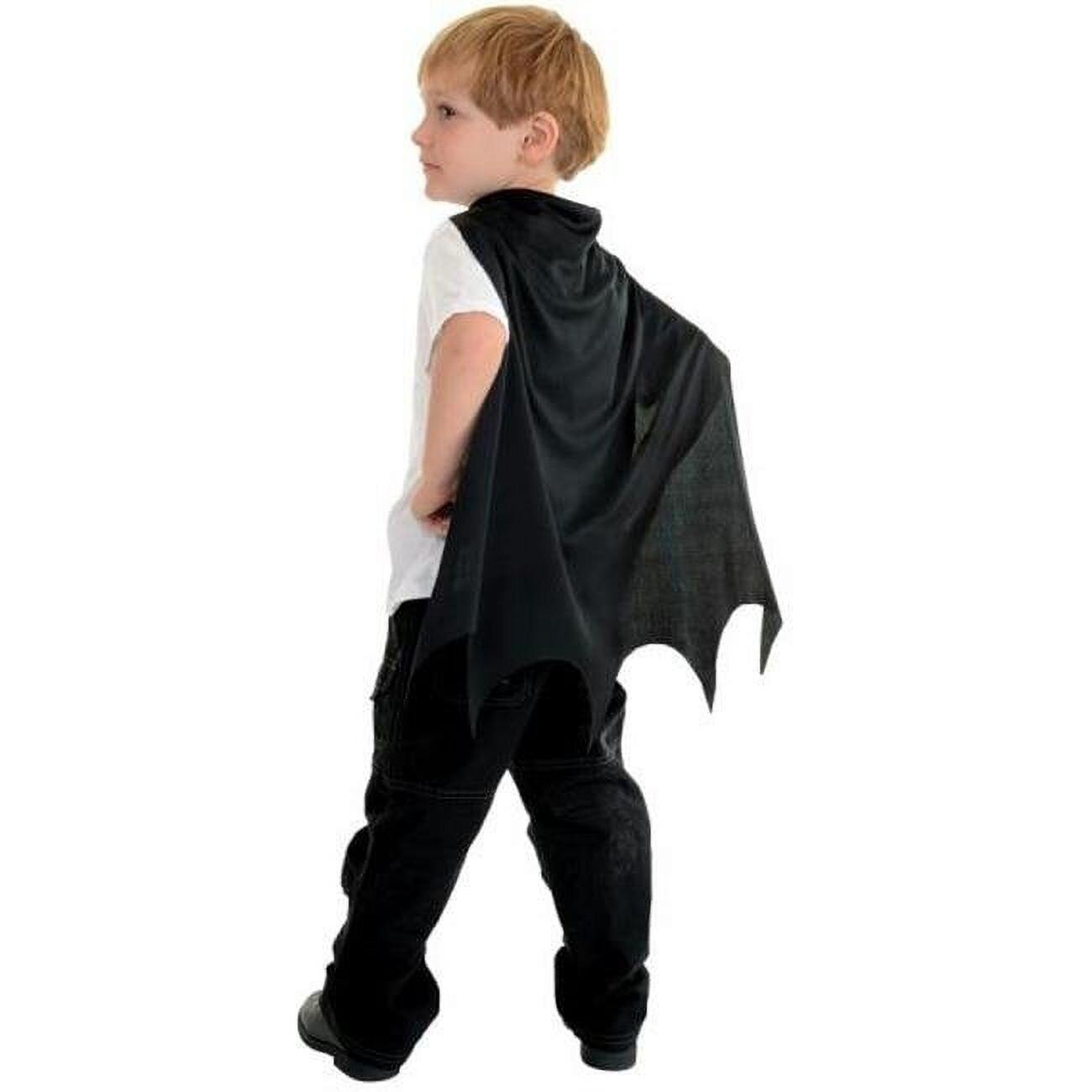 Black Bat Cape Scalloped Halloween Costume Batman
