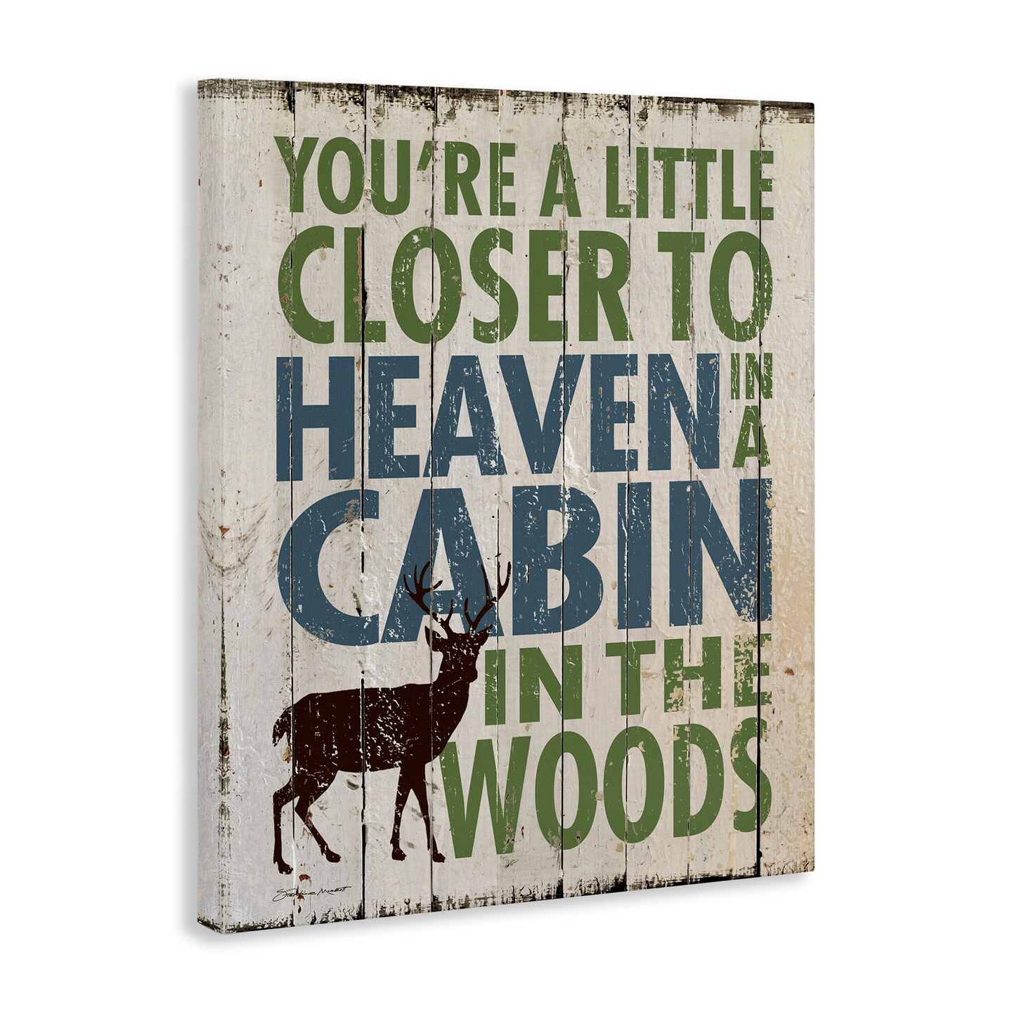 Stupell Industries Closer to Heaven in a Cabin Canvas Wall Art