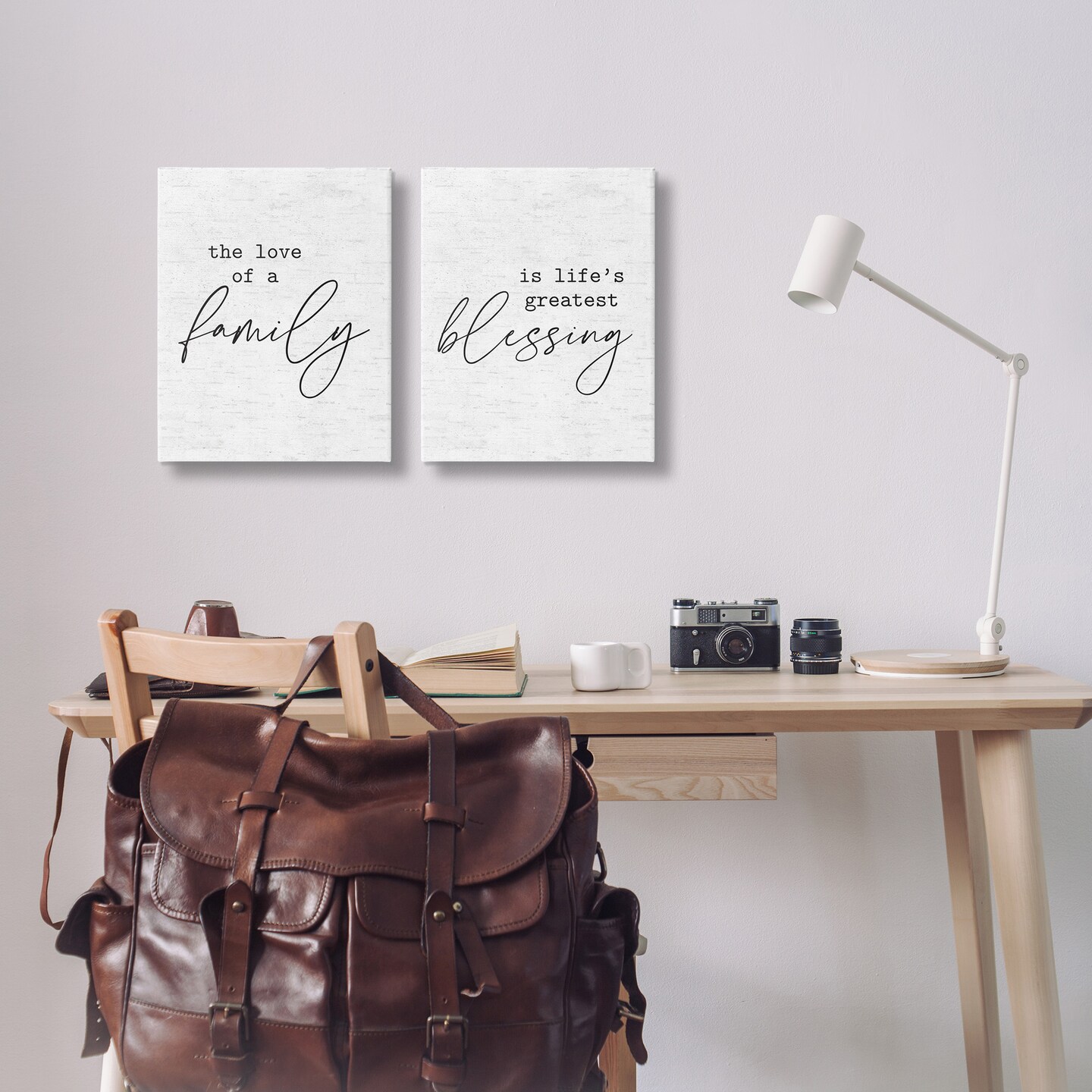 Stupell Industries Life&#x27;s Greatest Blessing Quote Canvas Wall Art