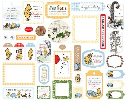 Echo Park Winnie the Pooh Frames &#x26; Tags