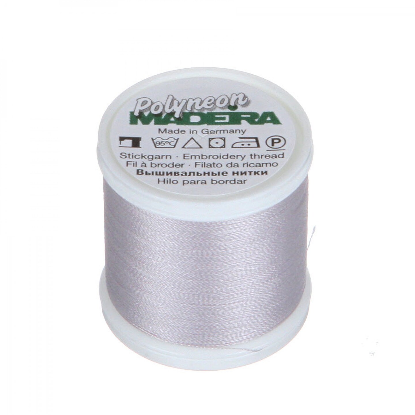 Polyneon Machine Embroidery Thread -- 440 yards spool -- Light Steel Gray Color -- Ref. # 1886 by Madeira®