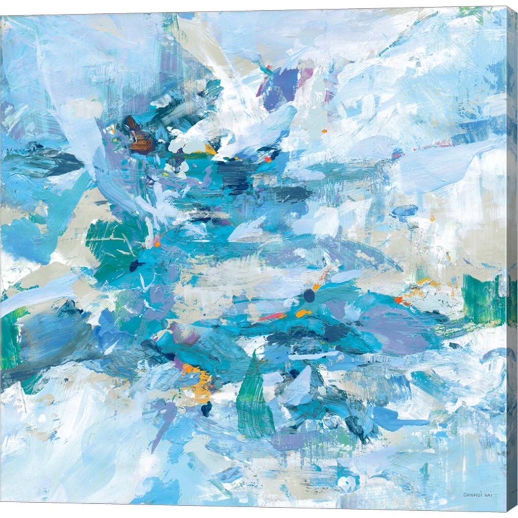 Exuding Summer Blue by Danhui Nai 24&#x22; x 24&#x22; Canvas Wall Art