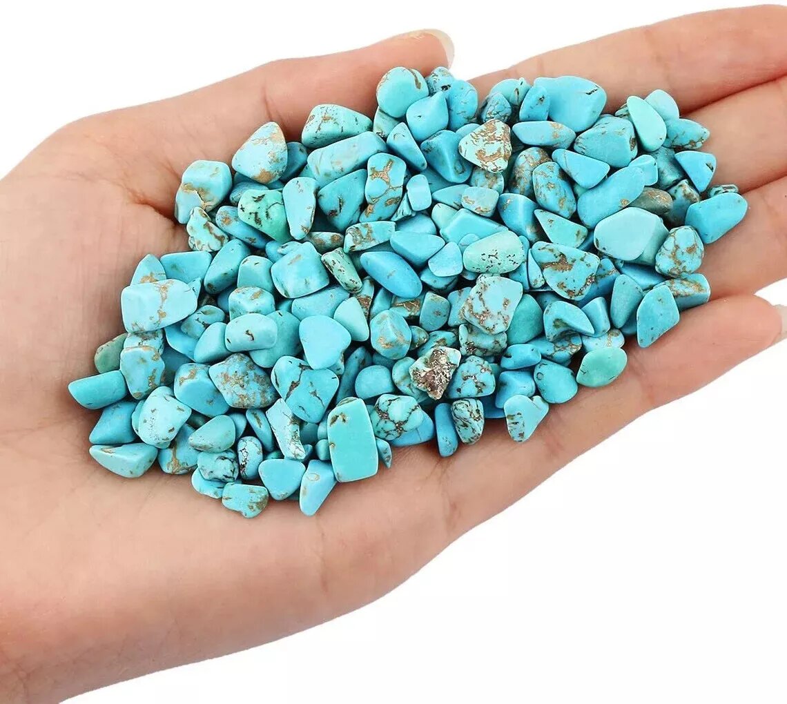 Kitcheniva Turquoise Tumbled Gemstone Mini Chips