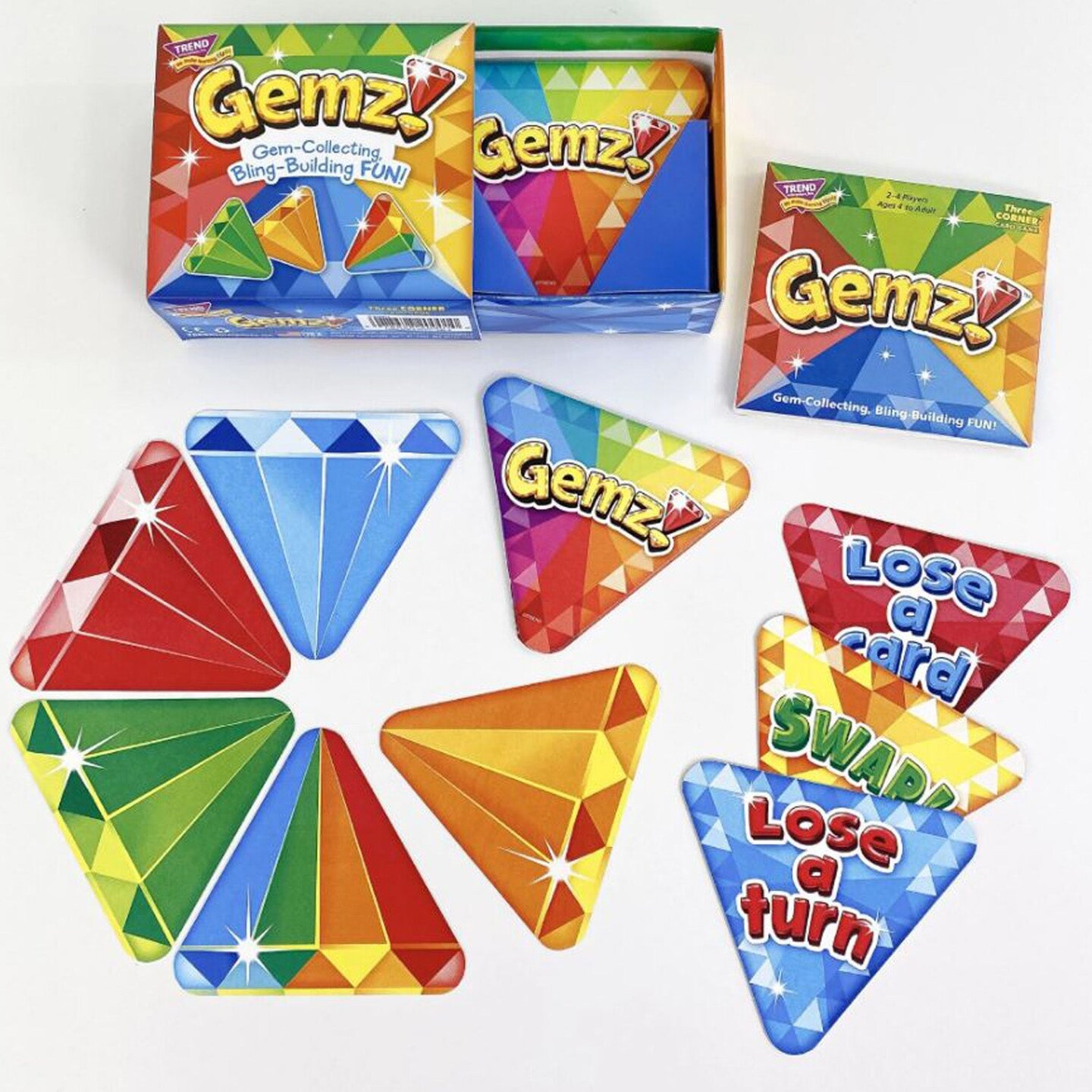 Gemz!&#x2122; Three Corner&#x2122; Card Game