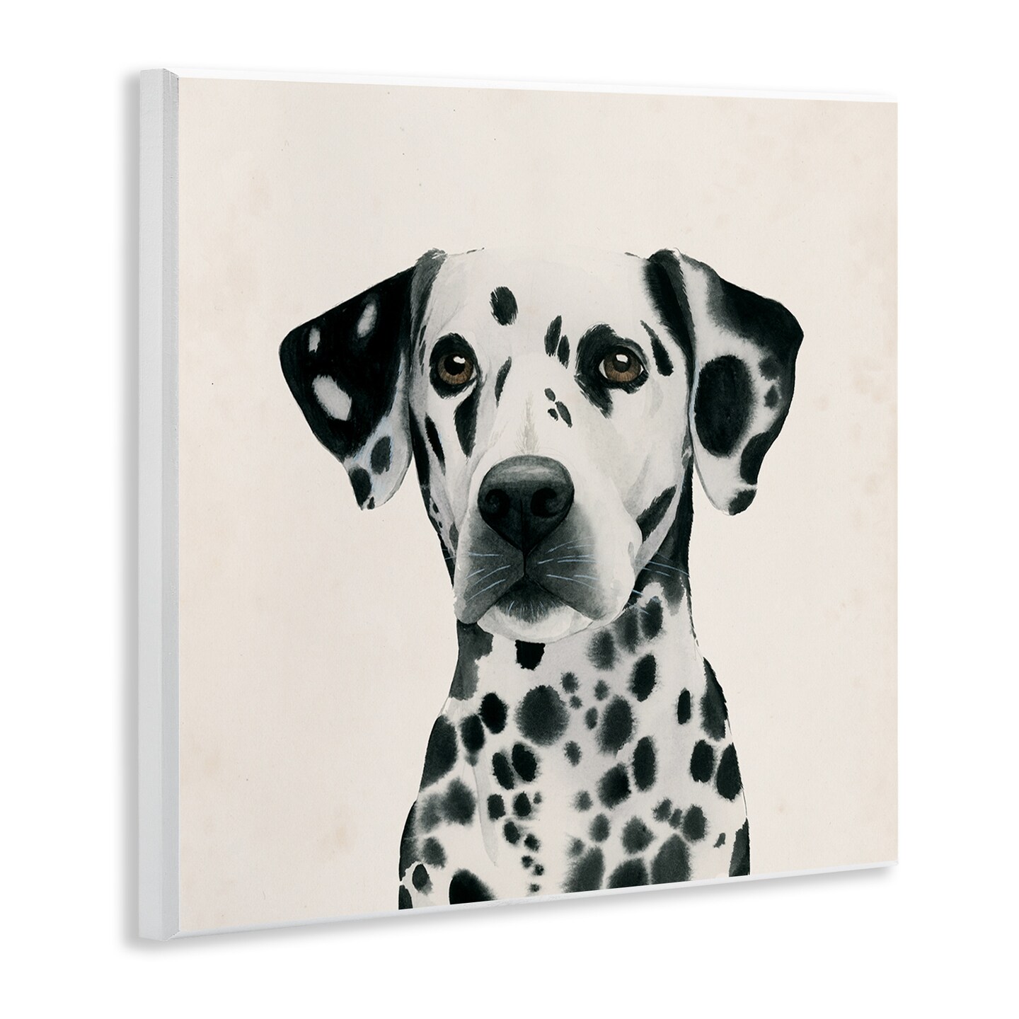 Stupell Industries Traditional Dalmatian Portrait Wall Plaque Art
