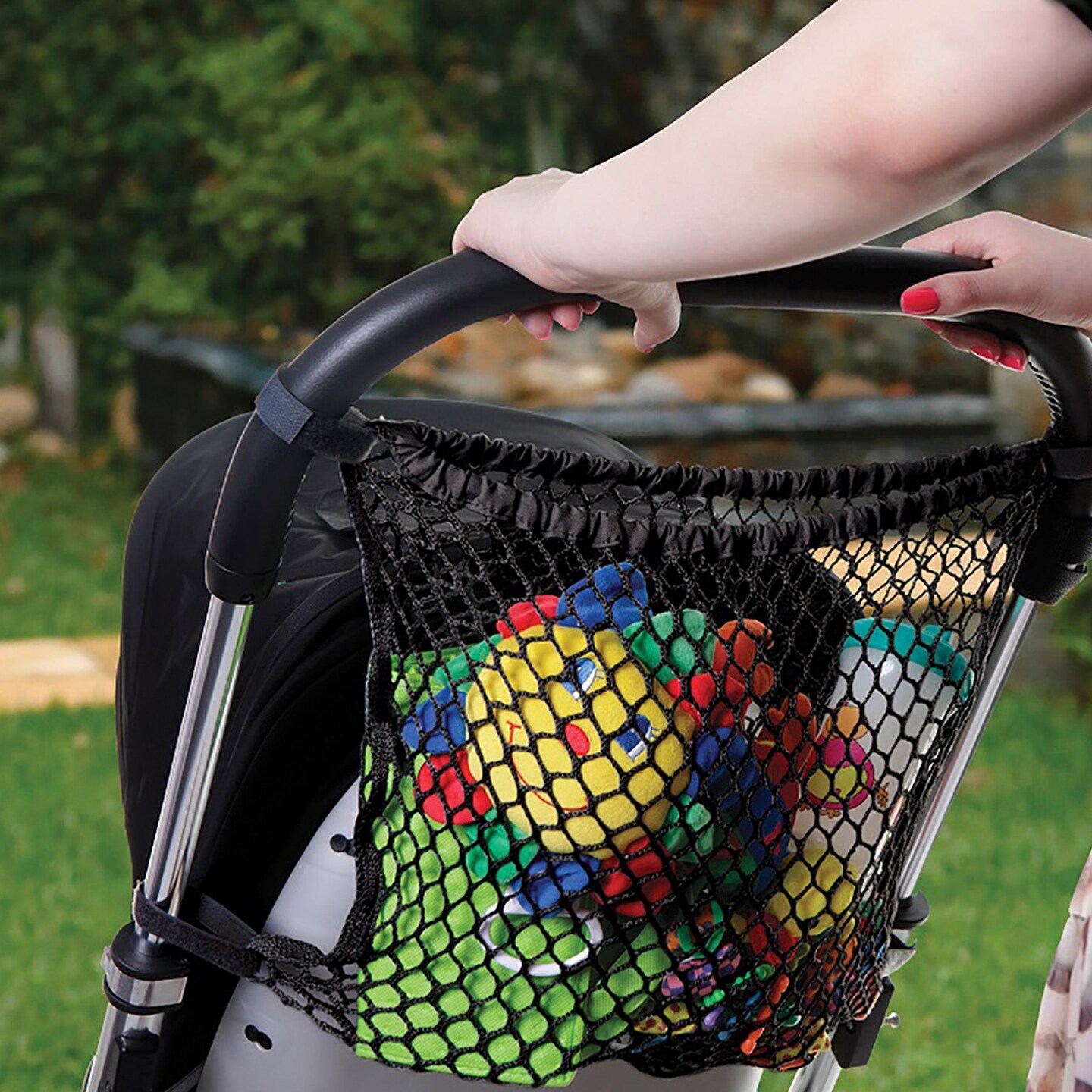 Strollerbuddy Stroller Blk Mesh Bag