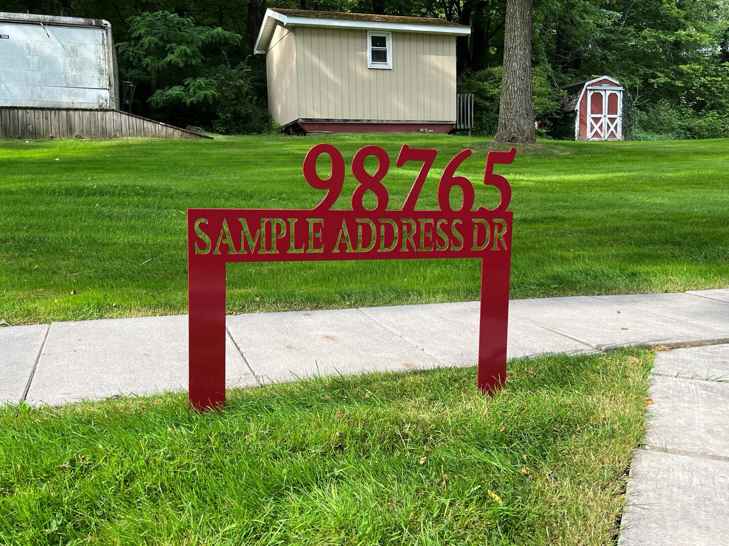Custom Address Yard Sign - image17