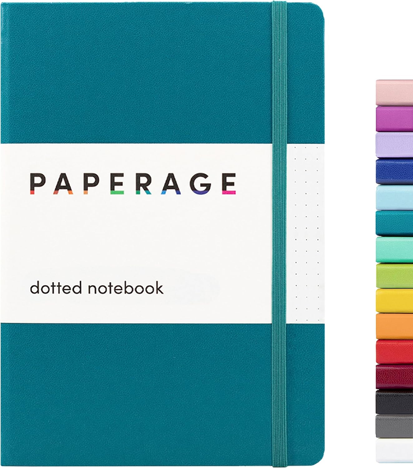 Dotted Journal Notebook, (Turquoise), 160 Pages, Medium 5.7 Inches X 8 Inches - 100 Gsm Thick Paper, Hardcover