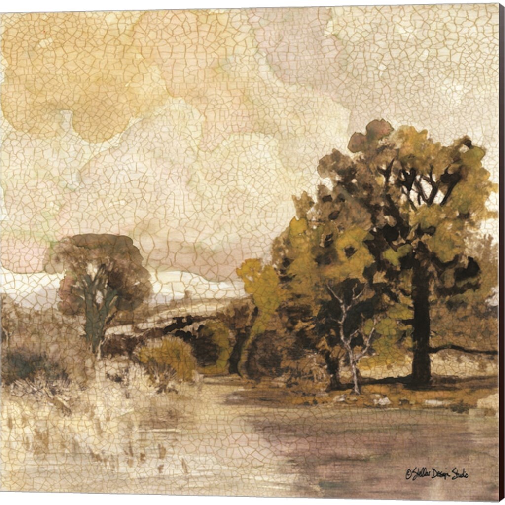 Traditional Landscape by Stellar Design Studio 14" x 14" Canvas Wall Art (Set of 2)