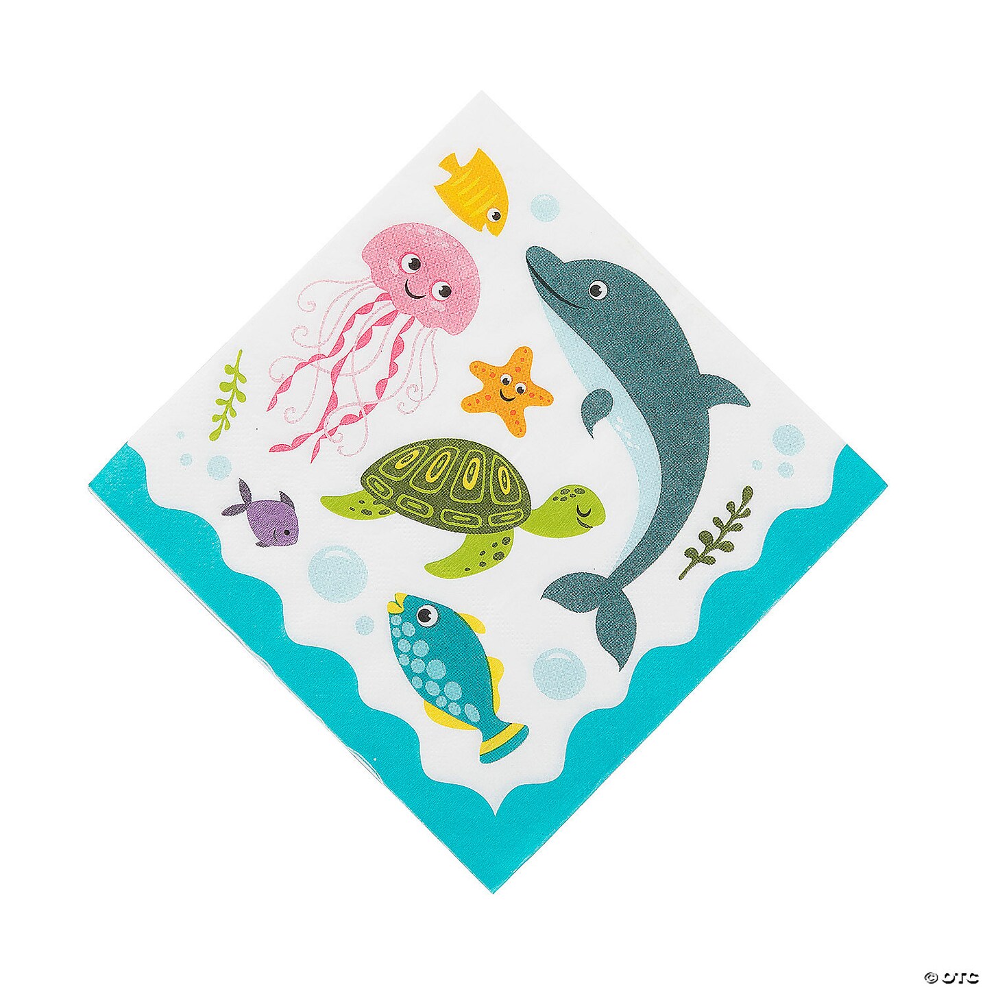 Under the Sea Creatures Luncheon Napkins 16 Pc
