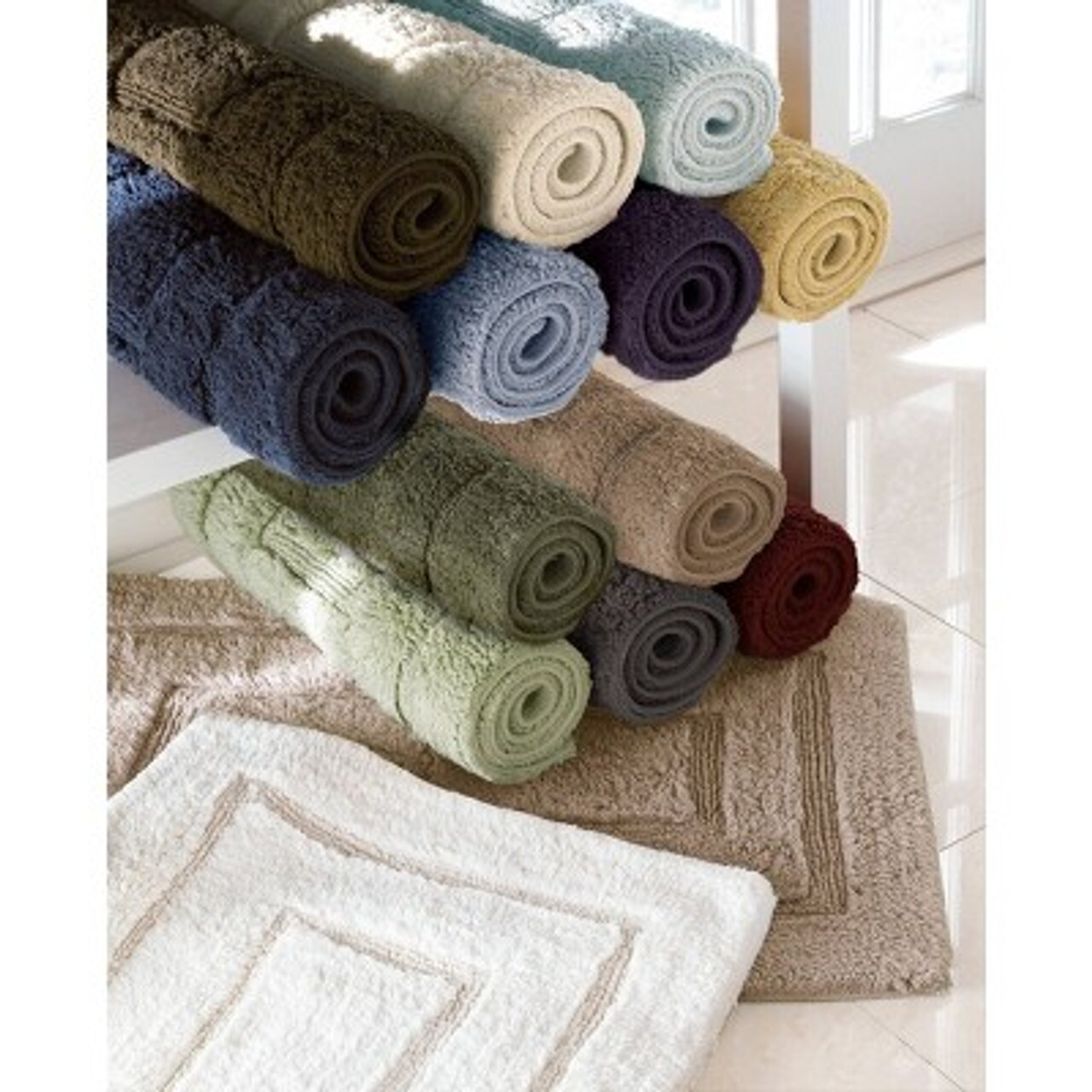 20&#x22;x32&#x22; Signature Bath Rug Tan Cassadecor