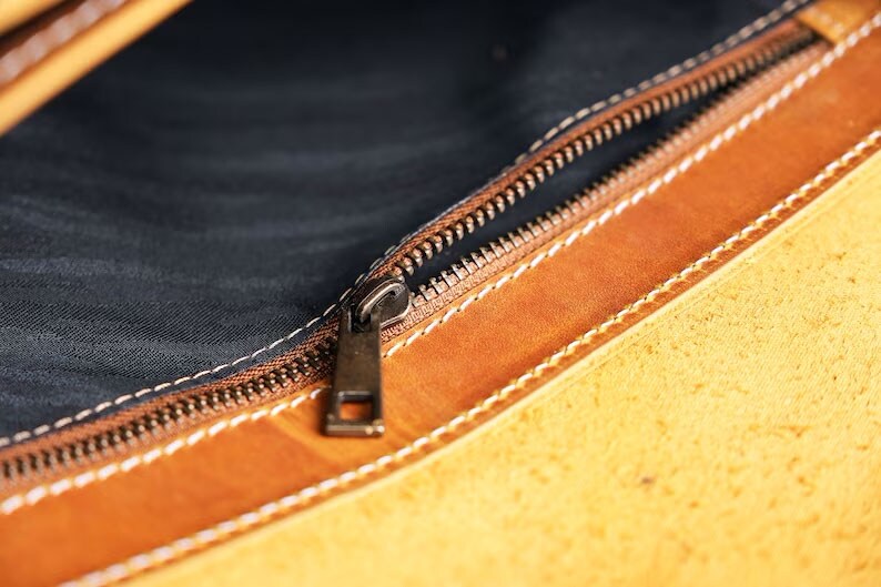 PERSONALIZED CHRISTMAS Gift Ideas, Anniversary Gift for Him, Handmade Leather Laptop Briefcase, Personalized Leather Messenger Bag, MacBook product 3