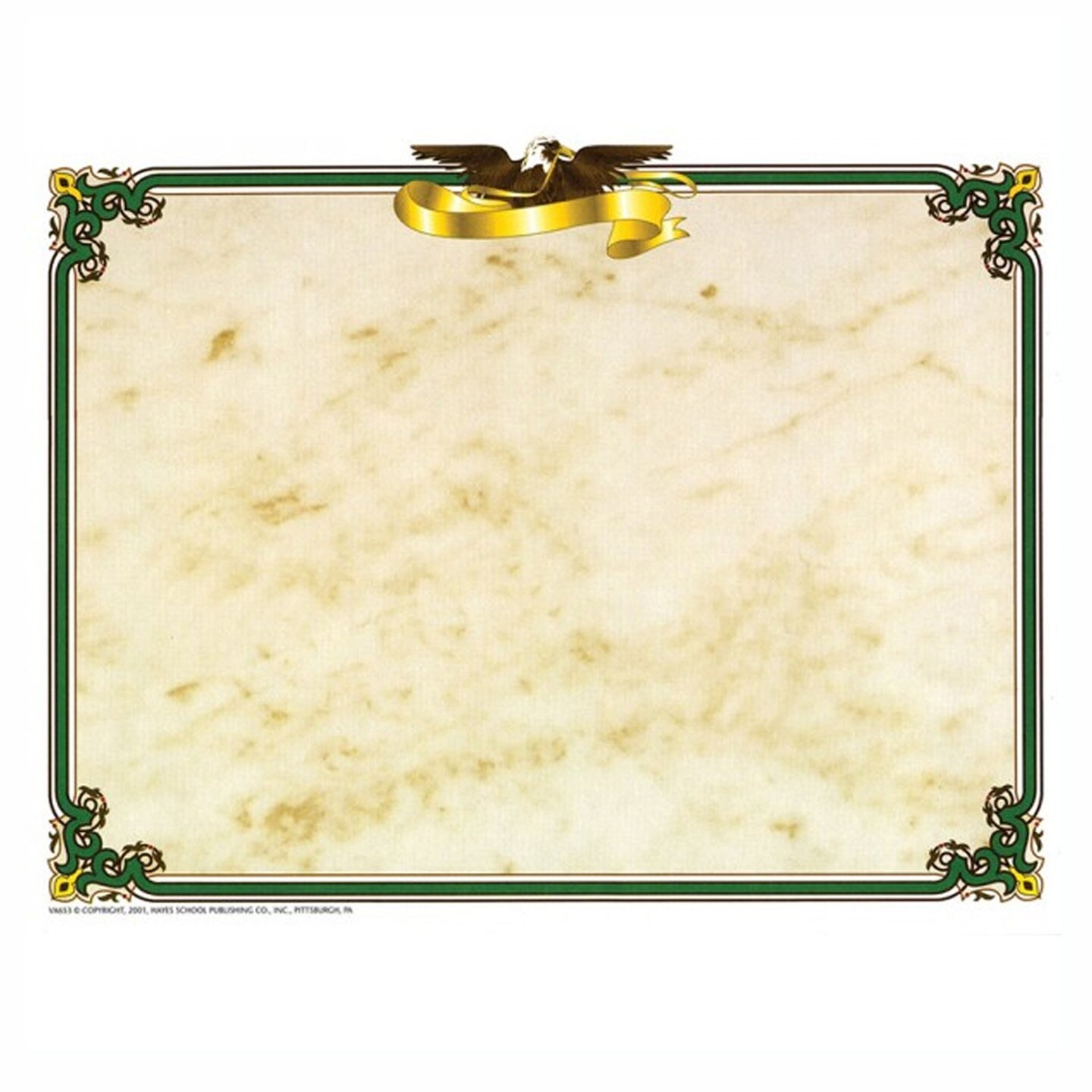 Eagle Border Paper, 8.5&#x22; x 11&#x22;, Pack of 50