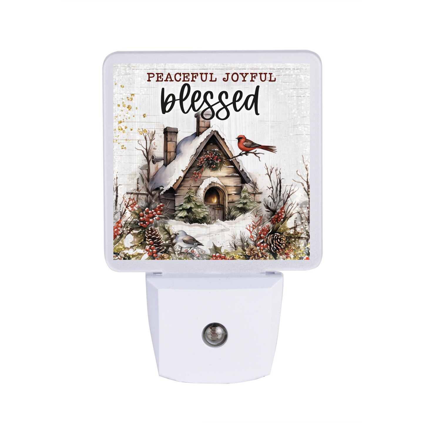 Peaceful Joyful Blessed Nightlight - Let Your Light Shine