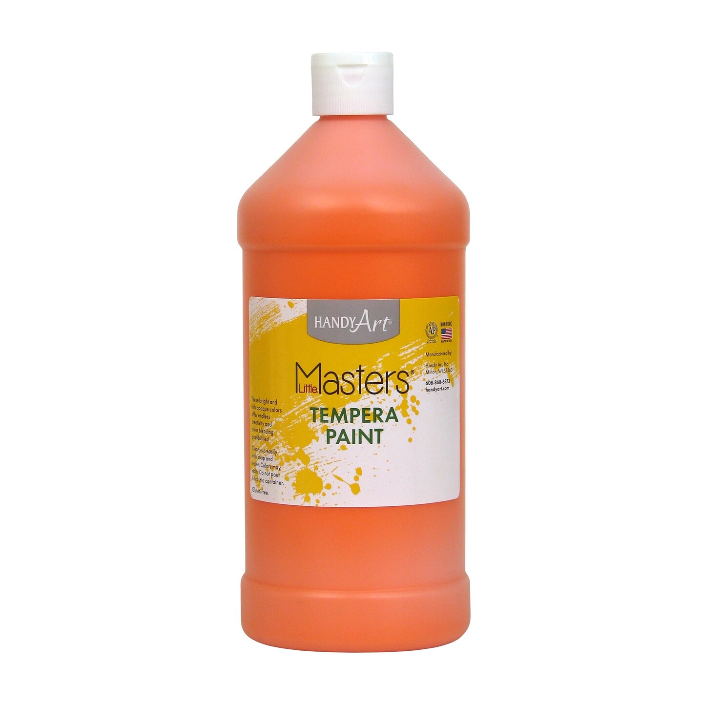 Little Masters&#xAE; Tempera Paint, Orange, 32 oz.