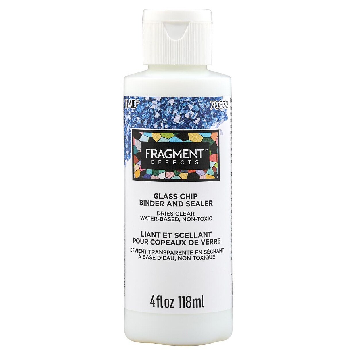 Plaid Fragment Effects Glass Chip Binder and Sealer-4oz