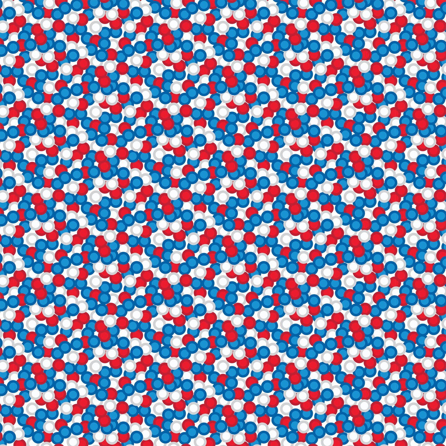 AC Food Crafting Bulk Nonpareil Sprinkles 25lbs-Red/White/Blue