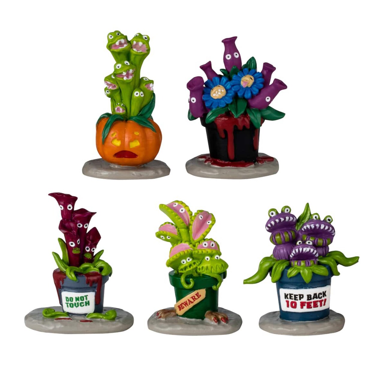 Lemax Spookytown Hungry Houseplant Horror